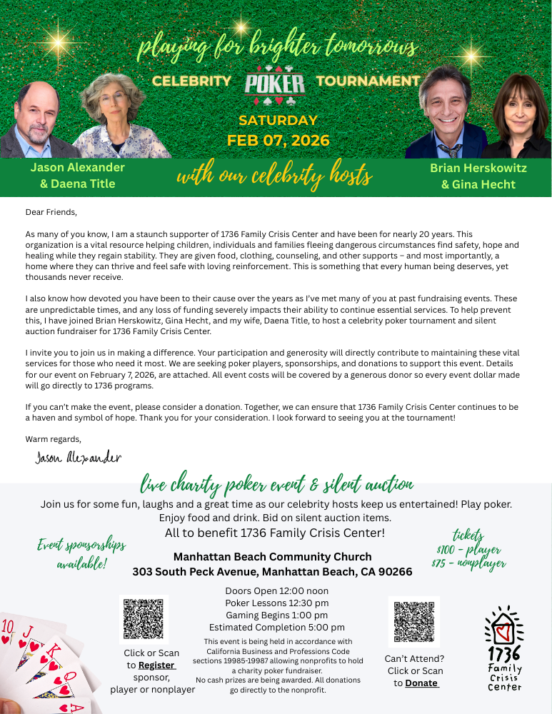 Celebrity Poker Tournament & Silent Auction