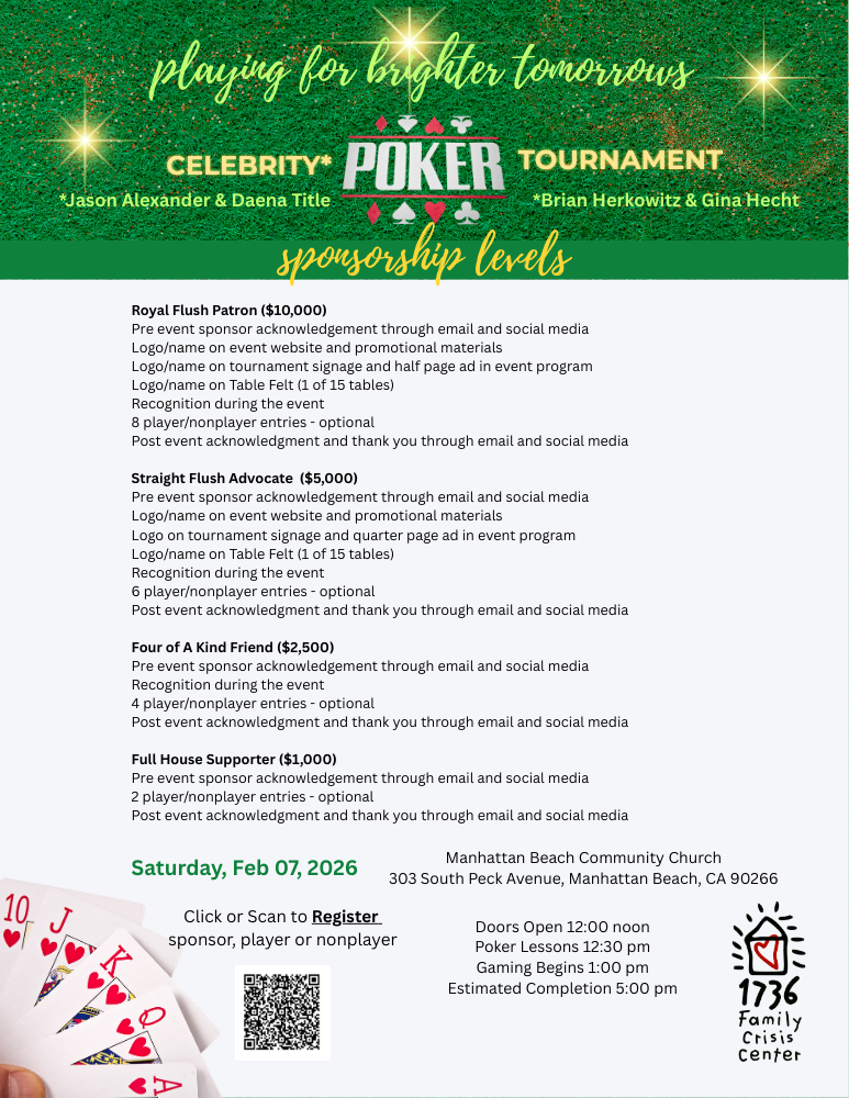 Poker Tournament Sponsorship Levels